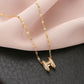 H LETTER NECKLACE JEWELRY