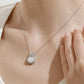 CRYSTAL FOUR LEAF CLOVER NECKLACE