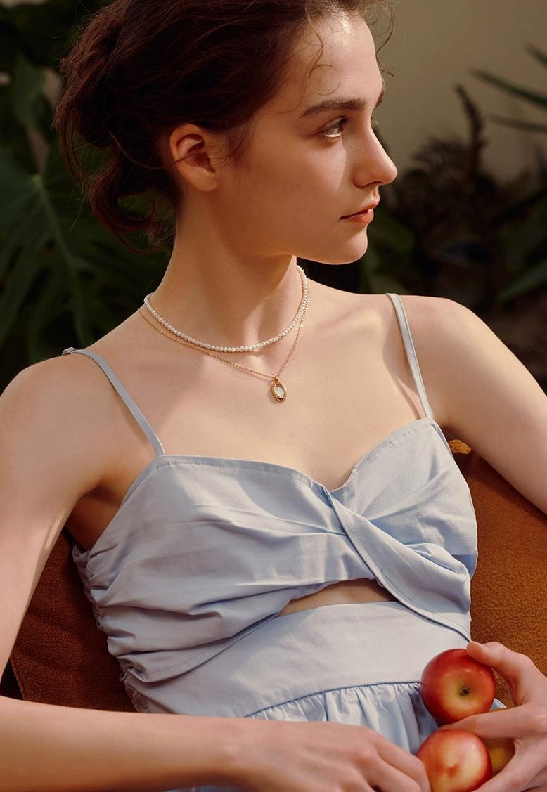 LUXURY PEARL STACKING NECKLACE