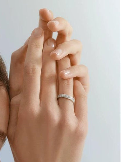 WILLOW SILVER PIGMENT RING