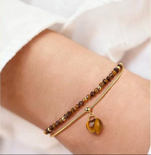 NATURAL STONE PENDANT NECKLACE