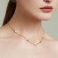 RHINESTONE PEARL NECKLACE