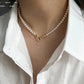 FAIRYTALE VINTAGE PEARL STATEMENT NECKLACE