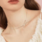 ELEGANT SILVER COLLARBONE NECKLACE