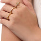 ZIRCONIA STACKABLE RING SET