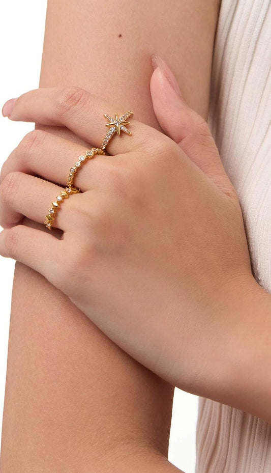 ZIRCONIA STACKABLE RING SET