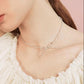 ELEGANT SILVER COLLARBONE NECKLACE
