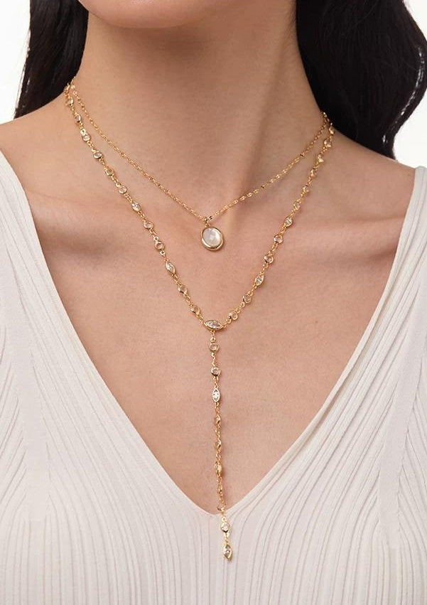 ELEGANT SHELL CHAIN NECKLACE