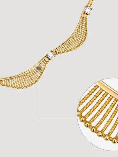 ELEGANT GOLD COLLARBONE NECKLACE