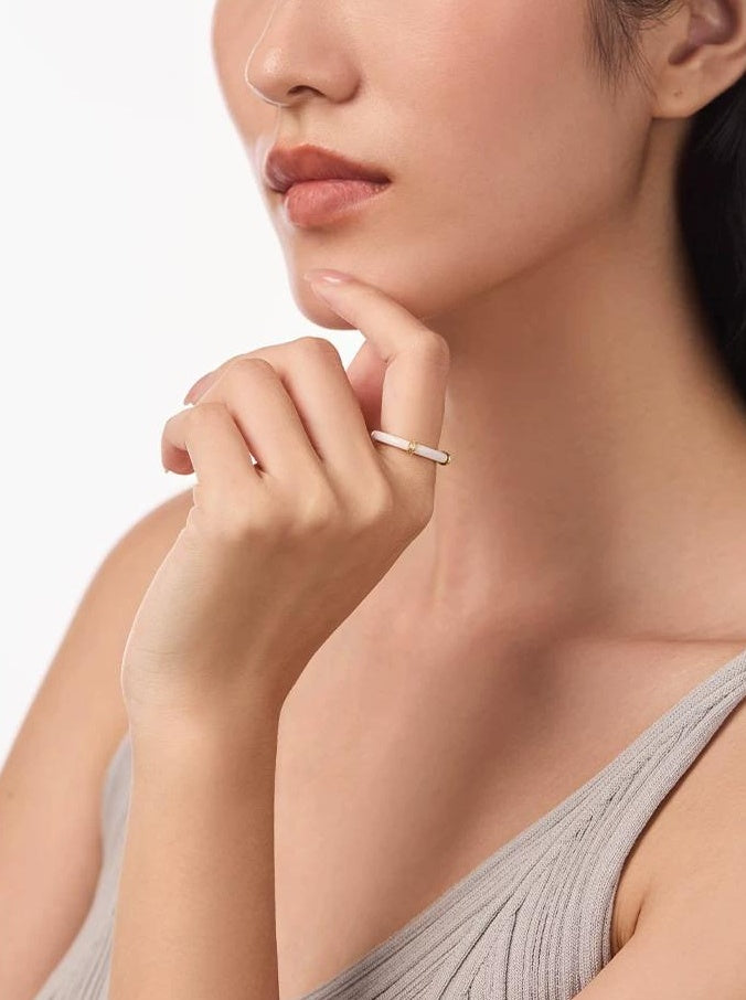 LUXURY CERAMIC FINGER RING