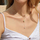 DOUBLE LAYER PEARL CAMELLIA NECKLACE
