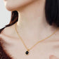 LAYERED ONYX COLLARDONE NECKLACE