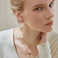 PEACH HEART CHOKER NECKLACE