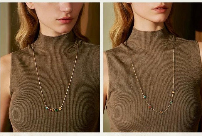 ELEGANT TURQUOISE PENDANT NECKLACE