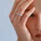 WILLOW SILVER PIGMENT RING