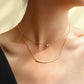 ZIRCONIA LAYERED NECKLACE