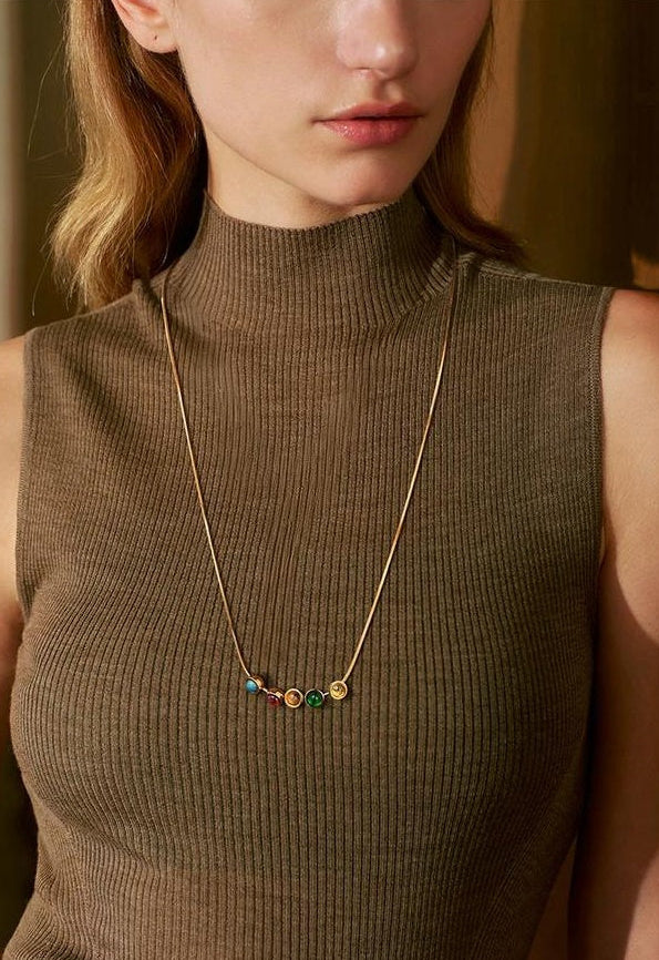 ELEGANT TURQUOISE PENDANT NECKLACE