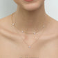 STERLING SILVER CLOVER NECKLACE