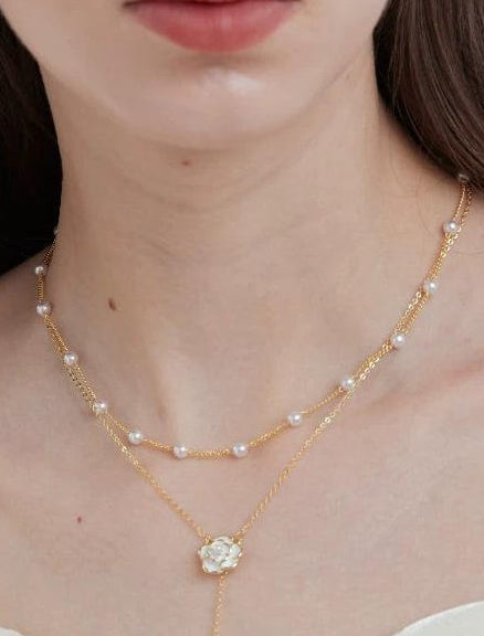 LUXURY PEARL COLLARBONE NECKLACE