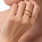 ZIRCONIA STACKABLE RING SET