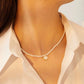ELEGANT PEARL SHELL NECKLACE