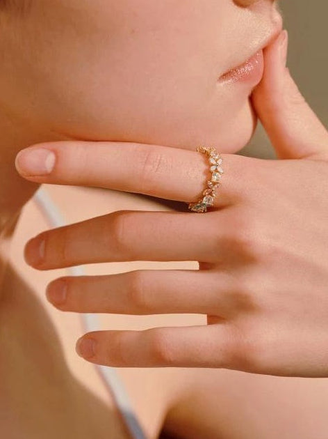 ZIRCONIA BUTTERFLY RING