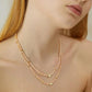 RETRO PINK PEARL NECKLACE