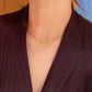 GOLD PENDANT LINK NECKLACE