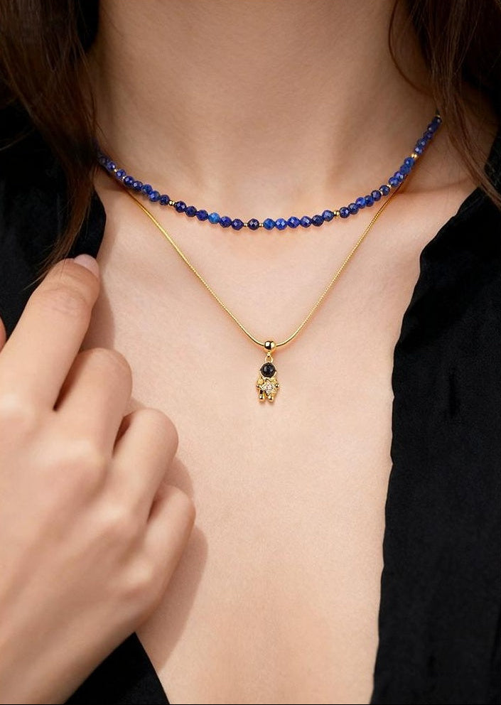 COSMIC LAPIS LAZULI NECKLACE