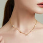 RHINESTONE PEARL NECKLACE