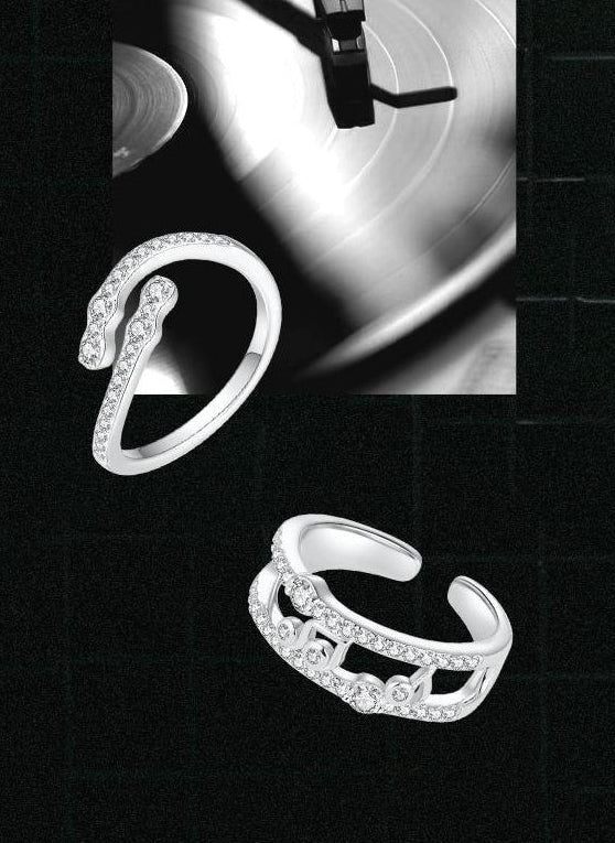ZIRCONIA OPEN RING JEWELRY
