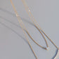 ZIRCONIA LAYERED NECKLACE
