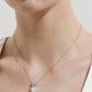 CRYSTAL FOUR LEAF CLOVER NECKLACE