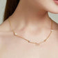 RHINESTONE PEARL NECKLACE