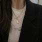 CHIC LAYERED PEARL NECKLACE
