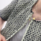 KOREAN CURLED-EDGE PENDANT NECKLACE