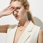 NICHE GOLD SQUARA NECKLACE