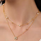 LUXE ZIRCONIA PEARL NECKLACE