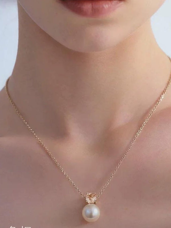 ELEGANT PEARL SUMMER NECKLACE