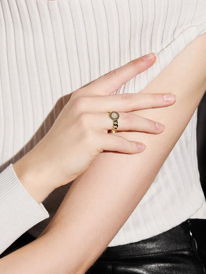 RETRO ROUND RING JEWELRY