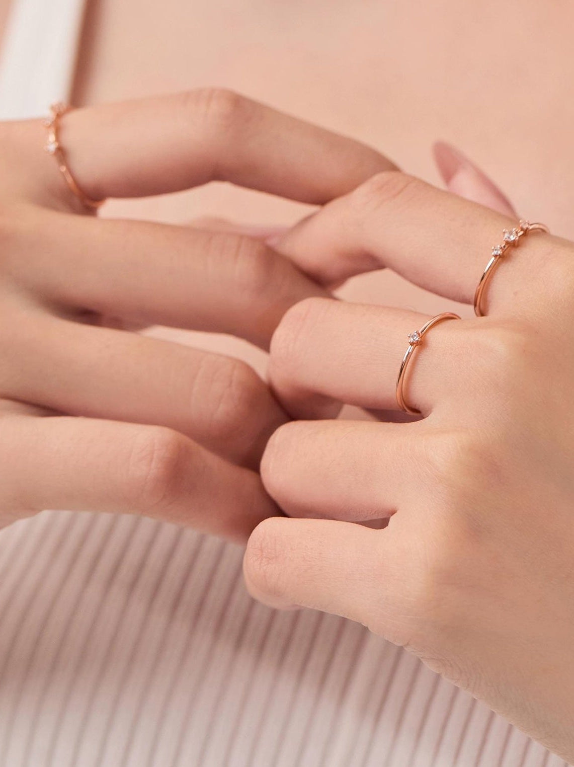 ROSE GOLD STACKING RING