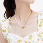 BAROQUE PEARL COLLARBONE NECKLACE