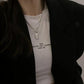 CHIC LAYERED PEARL NECKLACE