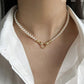 FAIRYTALE VINTAGE PEARL STATEMENT NECKLACE