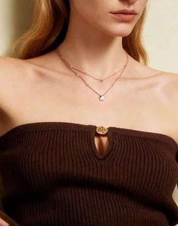 DOUBLE LAYER MANGO NECKLACE