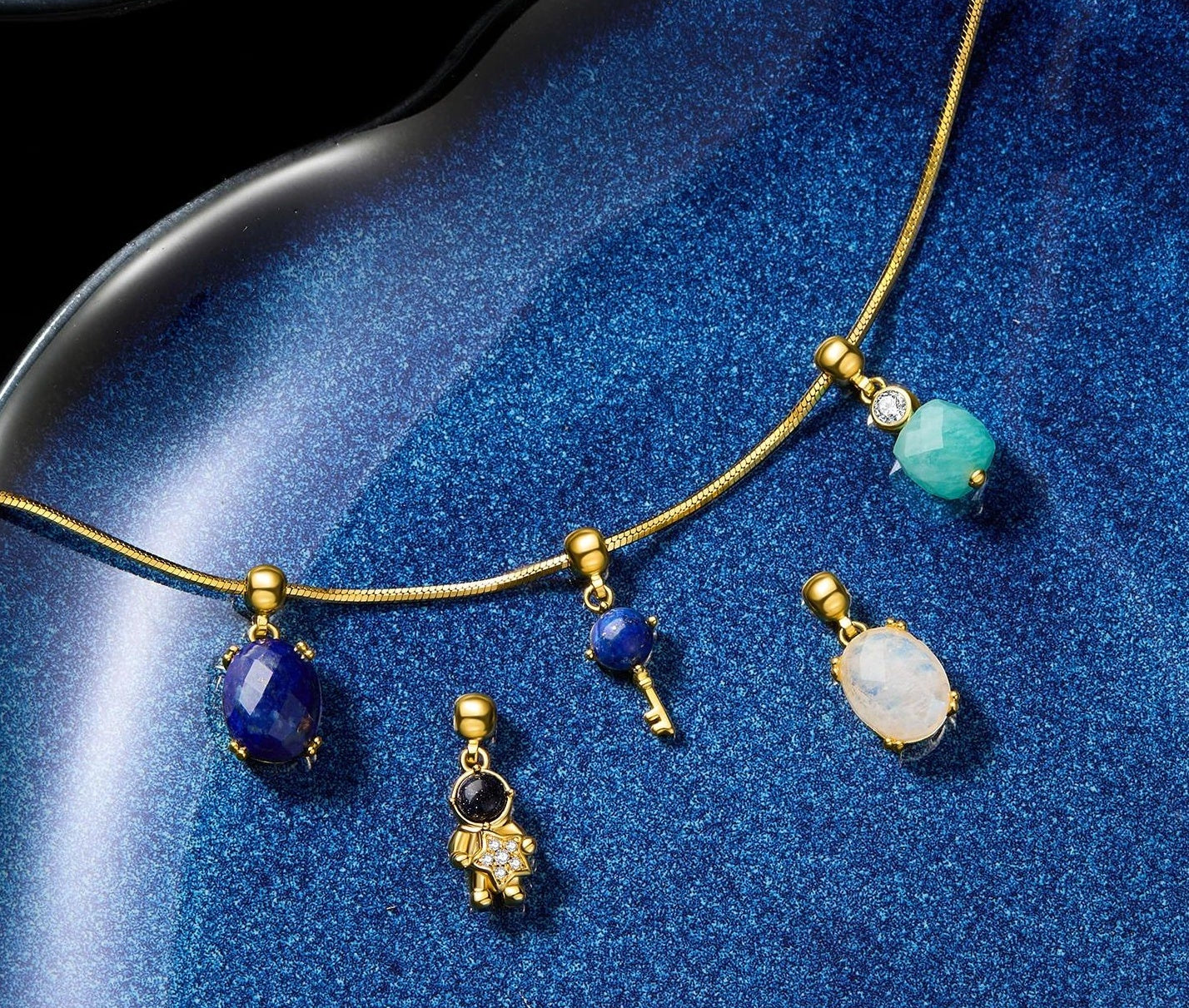 COSMIC LAPIS LAZULI NECKLACE