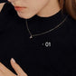 MINIMALIST LETTER PENDANT NECKLACE