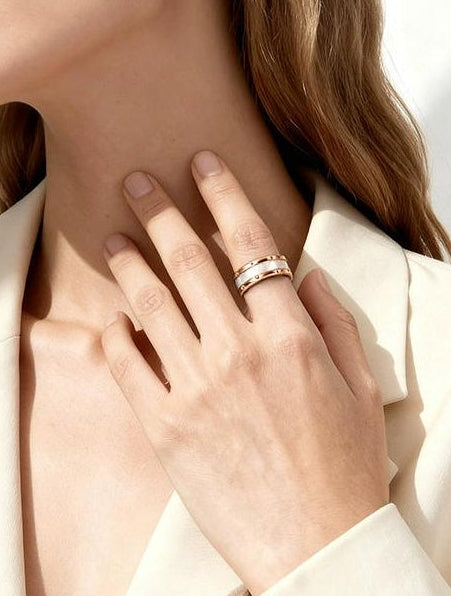 ROSE GOLD SHELL RING