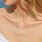DOUBLE LAYER PEARL CAMELLIA NECKLACE