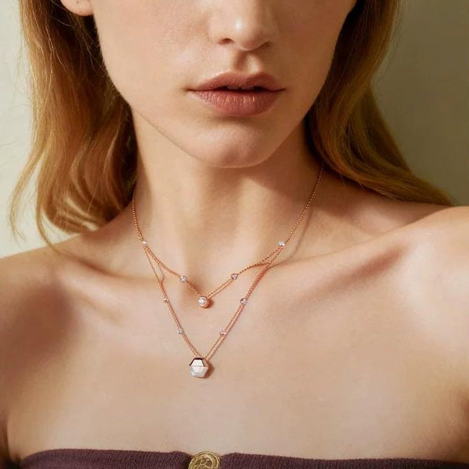 DOUBLE LAYER MANGO NECKLACE